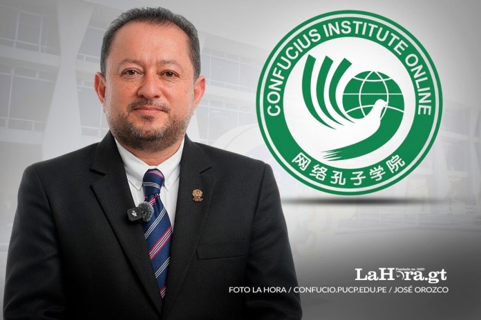 A la Usac llegaría el Instituto Confucio, una red china dedicada a enseñar mandarín y cultura, en medio del pulso geopolítico entre Pekín y Washington. Diseño: La Hora.