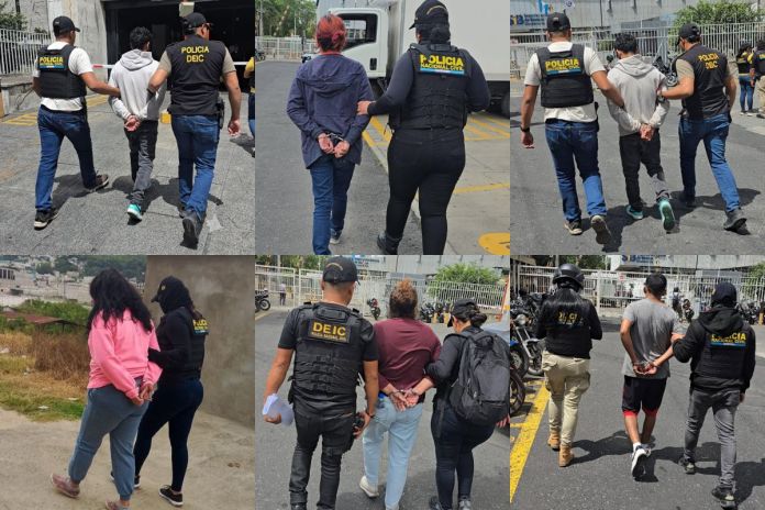 White Fence es una estructura que gana terreno en Guatemala; hoy la PNC capturó a 12 de sus miembros.