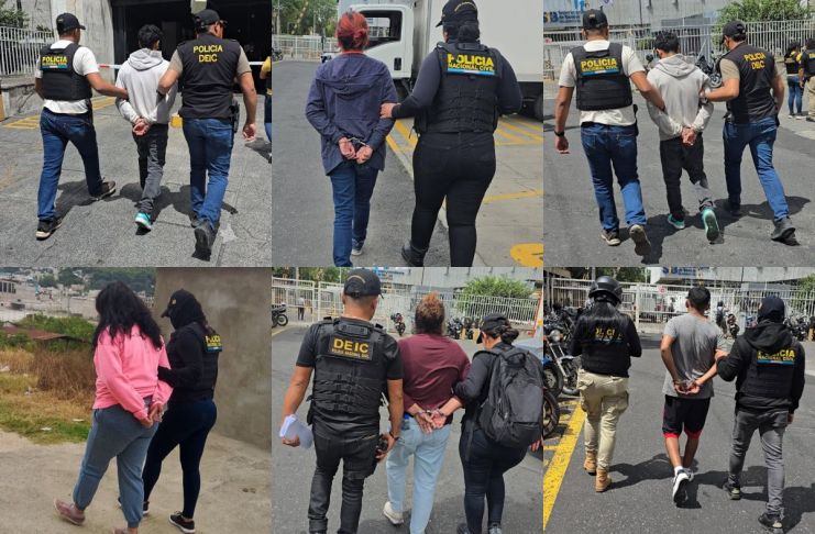 White Fence es una estructura que gana terreno en Guatemala; hoy la PNC capturó a 12 de sus miembros.