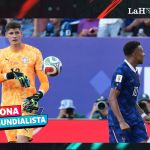 Mbappé terminó en un conflicto al final del partido.