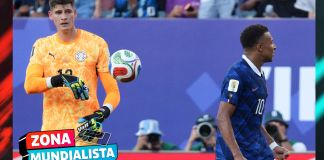 Mbappé terminó en un conflicto al final del partido.