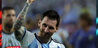 Messi con un «chinchón»: así quedó la frente del delantero argentino después del partido ante Cabo Verde Messi con un golpe en la frente