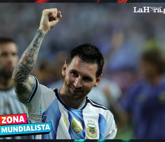 Messi con un «chinchón»: así quedó la frente del delantero argentino después del partido ante Cabo Verde Messi con un golpe en la frente