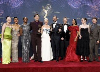 Elenco de "The Pitt", la serie más nominada a los Emmy este año. Foto: EFE, archivo.