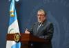 El presidente Bernardo Arévalo aseguró que se dio seguridad a los estudiantes que manifestaron ante la toma de posesión de Walter Mazariegos.