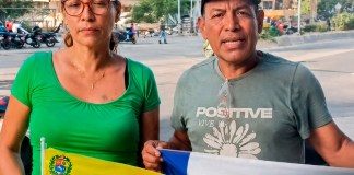 Abogado guatemalteco en Venezuela junto a su pareja. Foto La Hora: Captura de pantalla