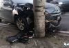 Tránsito lento hacia la capital por colisión de vehículo en la calzada Aguilar Batres Accidente Aguilar Batres