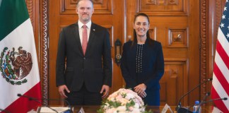 La mandataria Claudia Sheinbaum se reunió con al representante comercial de Estados Unidos, Jamieson Greer.