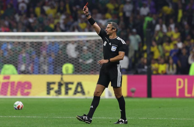 El árbitro Slavko Vincic, en una foto de archivo en el partido entre México y Ecuador del Mundial 2026.