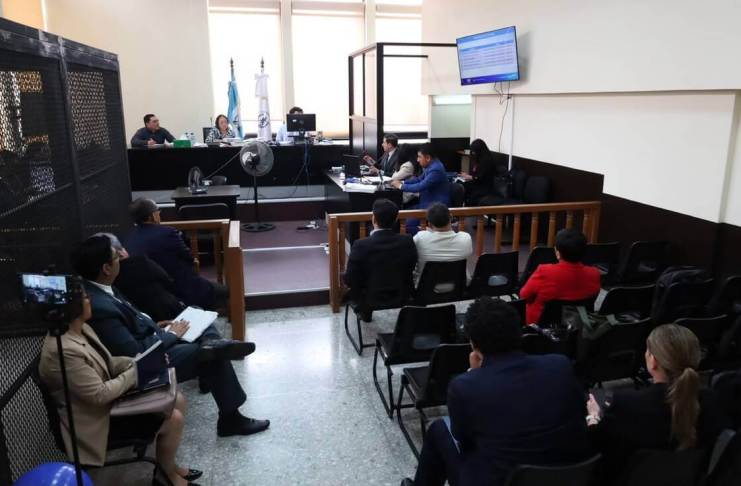 El Juzgado de Mayor Riesgo D lleva acabo la audiencia de primera declaración contra seis implicados más en el caso Asalto al Ministerio de Salud. Foto La Hora: Daniel Ramírez