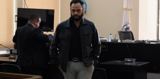 La Corte de Contitucionalidad dejó en suspenso el pago de reparación digna que Abelina Cruz rebajo a favor del exministro de comunicaciones, José Luis Benito dentro del caso Libramiento de Chimaltenango. Foto La Hora: Daniel Ramírez