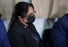 La excanddiata a diputada por el partido Valor, Blanca Saravia, acusada de asesinato, presentó problemas dentales por lo que solicitó permiso para ser atendida fuera de prisión. Foto La Hora: Daniel Ramírez
