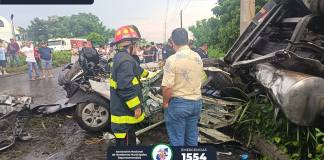Bomberos Municipales Departamentales informaron sobre un accidente de tránsito en la ruta que conduce hacia Siquinalá.