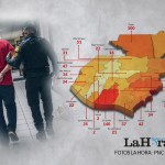 Mapa de Guatemala y las cifras de capturas de personas que portan armas de fuego ilegales.