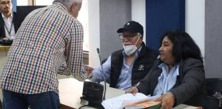 MP apela medidas con las que jueza benefició a Carlos Acevedo Navas en caso de motorista embestido en zona 9 El Ministerio Público apeló la medida sustitutiva con la cual la jueza Verónica Ruiz Blau benefició a Carlos Acevedo Navas acusado de embestir al mostorista Larkin Morales. Foto La Hora: Daniel Ramírez