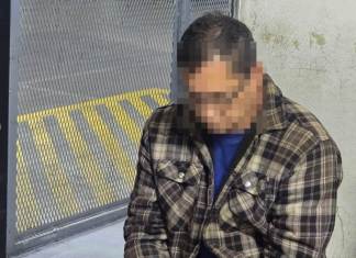 La PNC ejecutó la captura de uno de los implicados en el caso Claudina Velásquez cuando este ingresaba a la Torre de Tribunales para entregarse voluntariamente. Foto La Hora: Sergio Osegueda