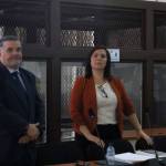 El Tribunal de Mayor Riesgo A cambió el delito en contra de Celina Vargas, cuñada de Manuel Baldizón y la condenó a 6 años de prisión. Foto La Hora: Daniel Ramírez