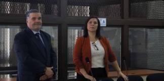 El Tribunal de Mayor Riesgo A cambió el delito en contra de Celina Vargas, cuñada de Manuel Baldizón y la condenó a 6 años de prisión. Foto La Hora: Daniel Ramírez