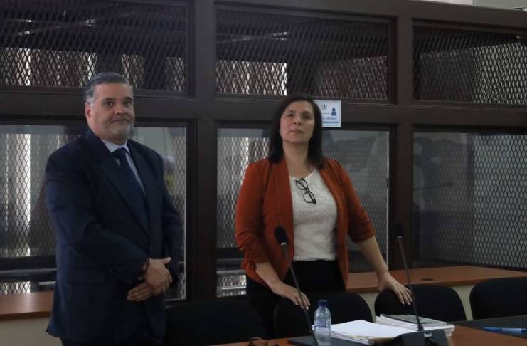 Caso Odebrecht: Tribunal modifica delito a cuñada de Baldizón y la condena a la mitad de la pena solicitada por el MP El Tribunal de Mayor Riesgo A cambió el delito en contra de Celina Vargas, cuñada de Manuel Baldizón y la condenó a 6 años de prisión. Foto La Hora: Daniel Ramírez