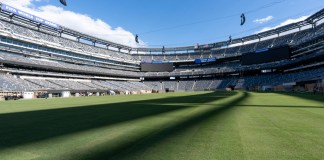 Mundial 2026: Nueva Jersey exige a la FIFA compartir ganancias por vender el césped a USD 3 mil el trozo MetLife, escenario de juego de la final del Mundial de Estados Unidos, México y Canadá entre España y Argentina. Foto La Hora: EFE