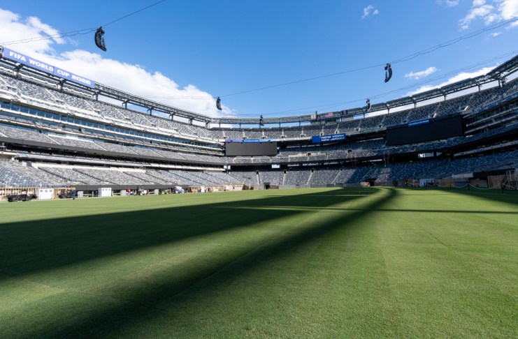 Mundial 2026: Nueva Jersey exige a la FIFA compartir ganancias por vender el césped a USD 3 mil el trozo MetLife, escenario de juego de la final del Mundial de Estados Unidos, México y Canadá entre España y Argentina. Foto La Hora: EFE