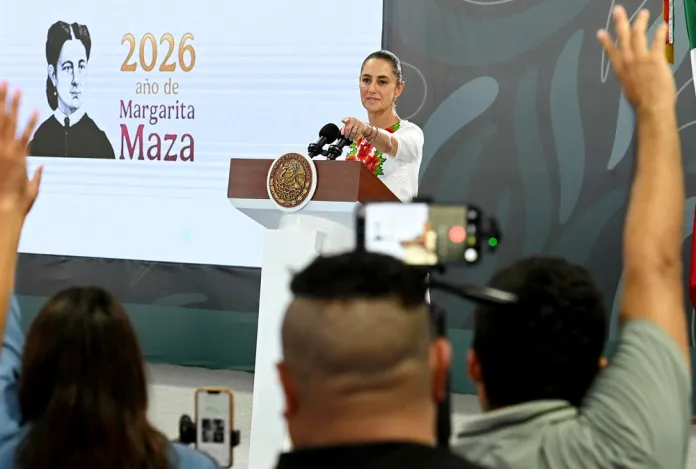 Sheinbaum niega motivos políticos tras detención de exgobernador mexicano por contrabando Presidenta de México, Claudia Sheinbaum, anunció que están activados los protocolos ante los sismos. Foto La Hora: EFE
