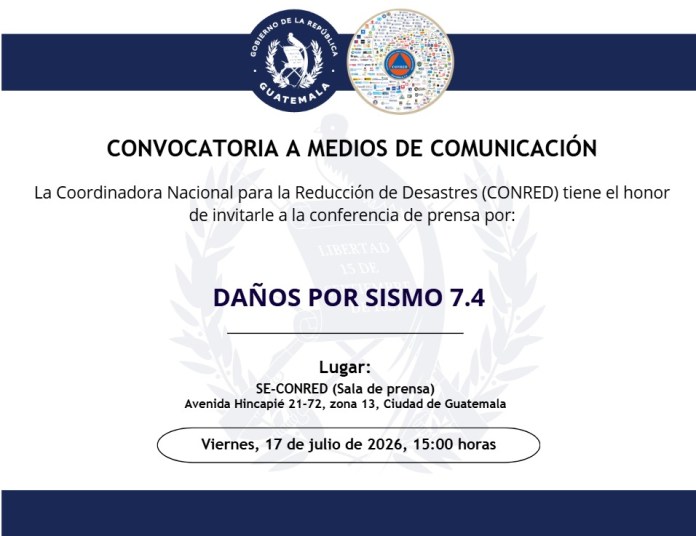 Conred Sismo