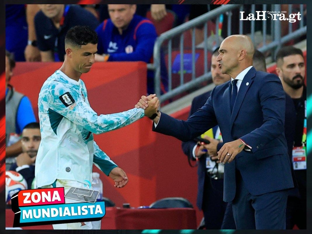 CR7 observó desde la banca cómo Portugal sellaba una victoria heroica y dramática. Foto La Hora: EFE