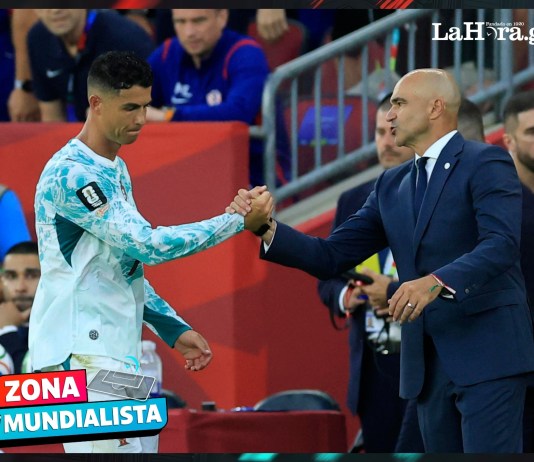 CR7 observó desde la banca cómo Portugal sellaba una victoria heroica y dramática. Foto La Hora: EFE