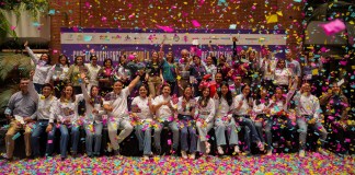 Los precios récord a los que se subastó el grano guatemalteco en la Cup of Excellence, fueron celebrados por los participantes en la subasta. Foto La Hora: Cortesía Anacafé.