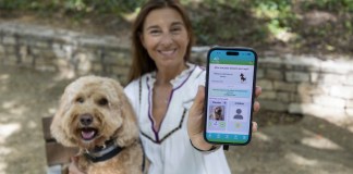 Un dispositivo biométrico ayuda a los dueños de los perros a anticipar problemas de salud El dispositivo ayuda a monitorear el estado vital y actividad física de la mascota. Foto: EFE.