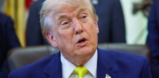 Imagen de archivo del presidente Donald Trump. Foto La Hora: EFE