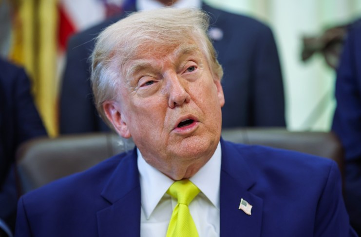 Imagen de archivo del presidente Donald Trump. Foto La Hora: EFE