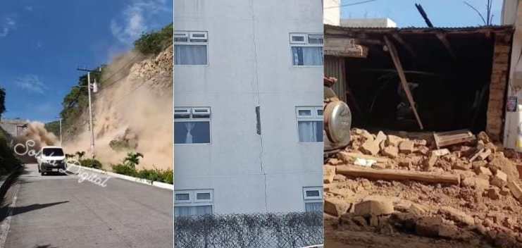 Temblor en Guatemala: daños en viviendas y derrumbes en Sololá, Totonicapán y San Marcos Se registran daños en varios departamentos del país. Foto La Hora: Cortesía