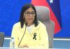 La presidenta encargada de Venezuela, Delcy Rodríguez, informó que mantiene conversaciones con el Departamento de Estado de EE. UU. y el FMI.