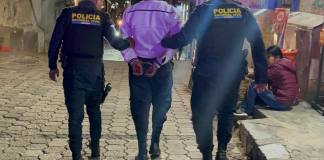 Cámara graba el momento clave: así capturó la PNC a guardia señalado participar en ataque armado La PNC capturó al atacante de un guardia privado. Foto La Hora: PNC
