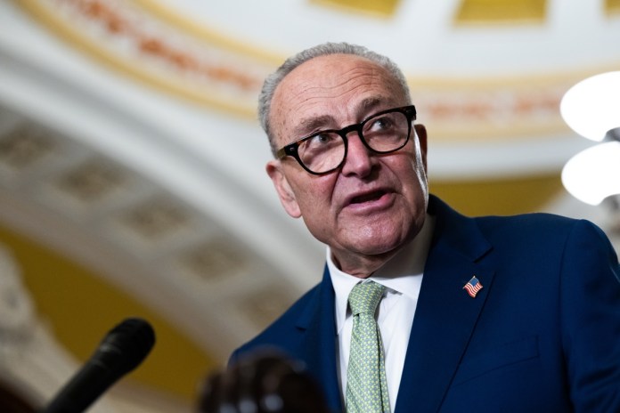 Imagen de archivo del senador de EE. UU. Chuck Schumer. Foto La Hora: EFE