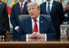 Archivo del presidente de Estados Unidos, Donald Trump. Foto La Hora: EFE