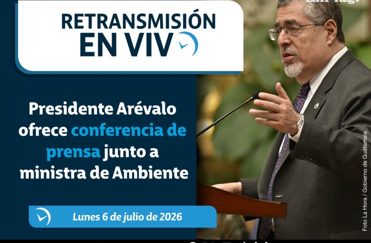 El presidente Bernardo Arévalo ofrece hoy la conferencia de prensa semanal, junto a la Ministra de Ambiente y Recursos Naturales.