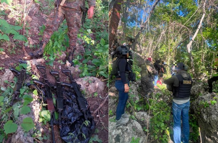 Incautan arsenal del crimen organizado en La Democracia, Huehuetenango