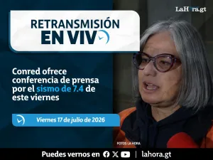 Retransmisión: Conred ofrece conferencia de prensa por el sismo de 7.4 de este viernes