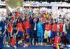 La selección española aterriza en Madrid con el trofeo de campeones del mundo Campeón España