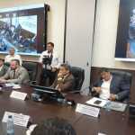 Viceministros de Ambiente y Energía explican las ventajas del etanol en los combustibles. Foto: La Hora