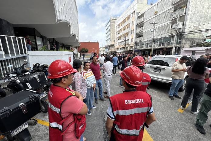 Esta mañana se registró un sismo de de 5.6 en escala de richter. Foto La Hora