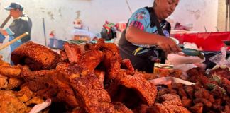 La 12 edición de la Feria del Chicharrón será parte de la celebración de los 500 años de fundación del municipio de Mixco. Foto La Hora: Feria del Chicharrón Mixco
