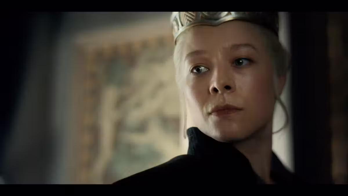 Emma D'Arcy como Rhaenyra Targaryen en "La casa del dragón". Foto: HBO.
