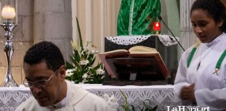 Sacerdote anuncia temblor