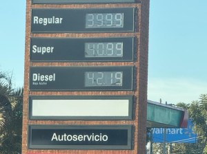 Gasolina roza otra vez los Q40 por galón tras tres semanas de alzas