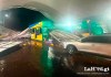 Fuertes vientos causan destrozos en techo de la garita de Iztapa y afectan provisionalmente el paso sobre puente Fuerte tormenta provoca daños en el techo del domo sobre la garita de pago en Iztapa, Escuintla