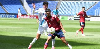 Guatemala perdió contra Costa Rica en el primer partido del premundial sub 20.